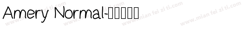 Amery Normal字体转换